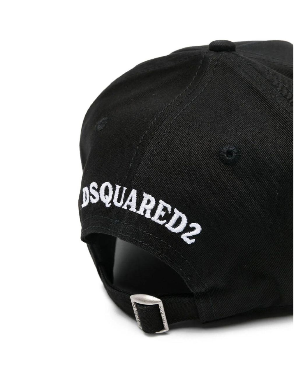 DSquared² Black 2124 Cotton Cap for men