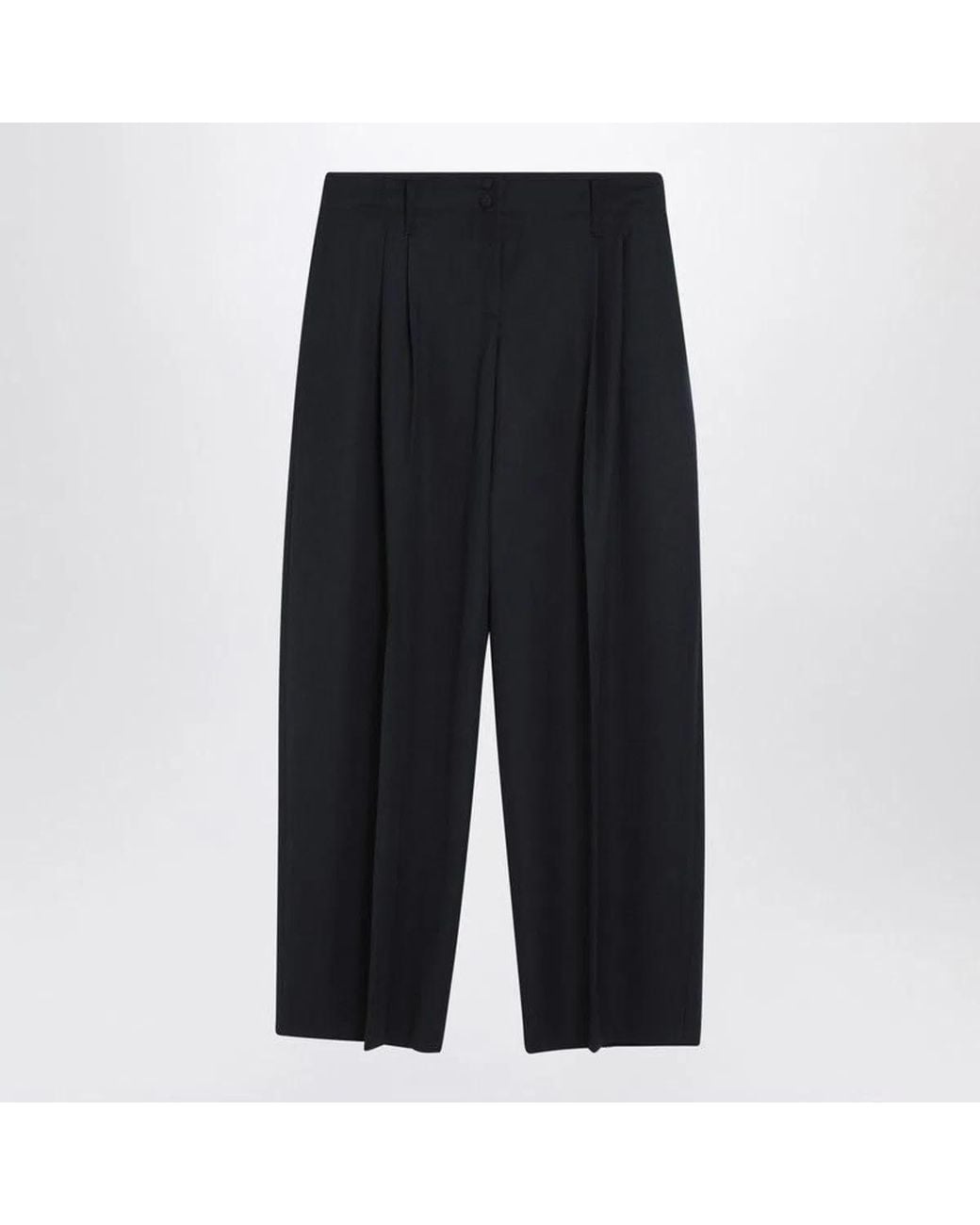 McQueen Black Wool Trousers