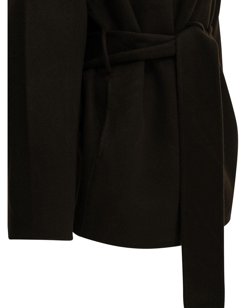 Almada Label Black "Noorie" Short Coat