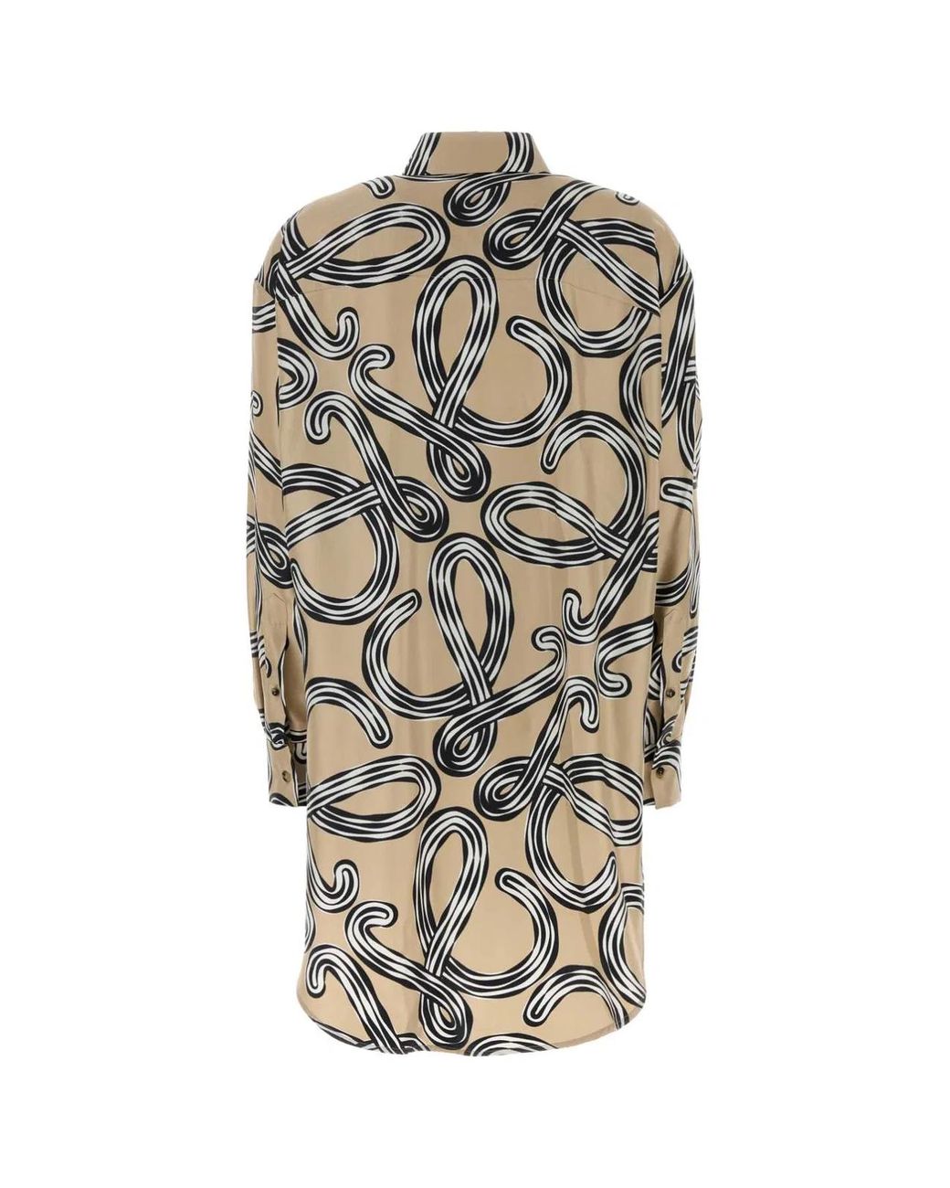 Loewe White Printed Silk Paula S Ibiza Shirt