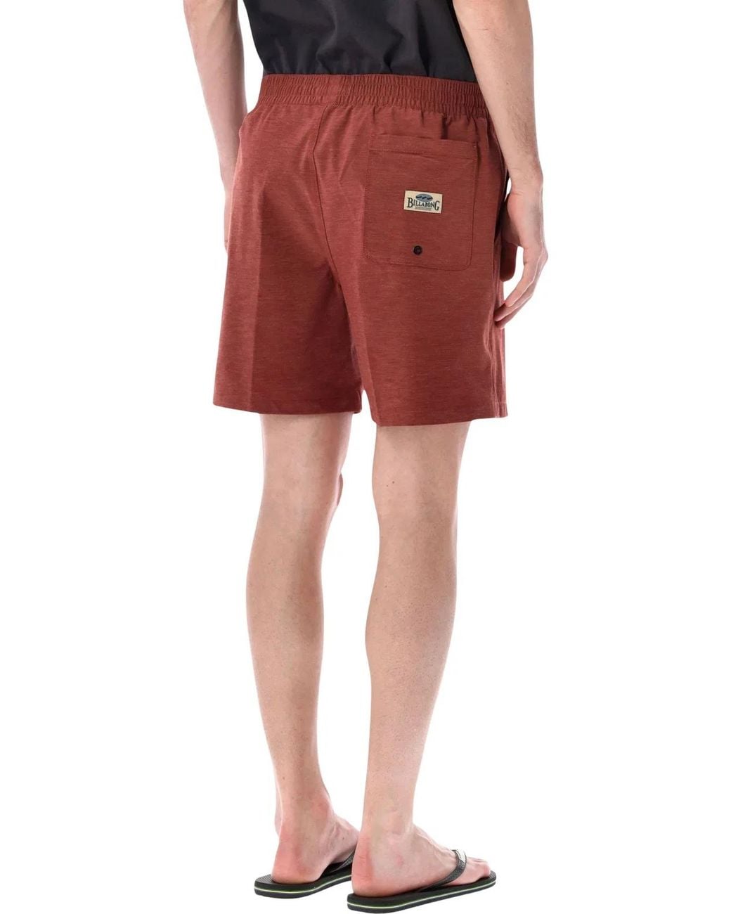 Billabong Red Every Other Day Layback 16" Swim Trunks for men