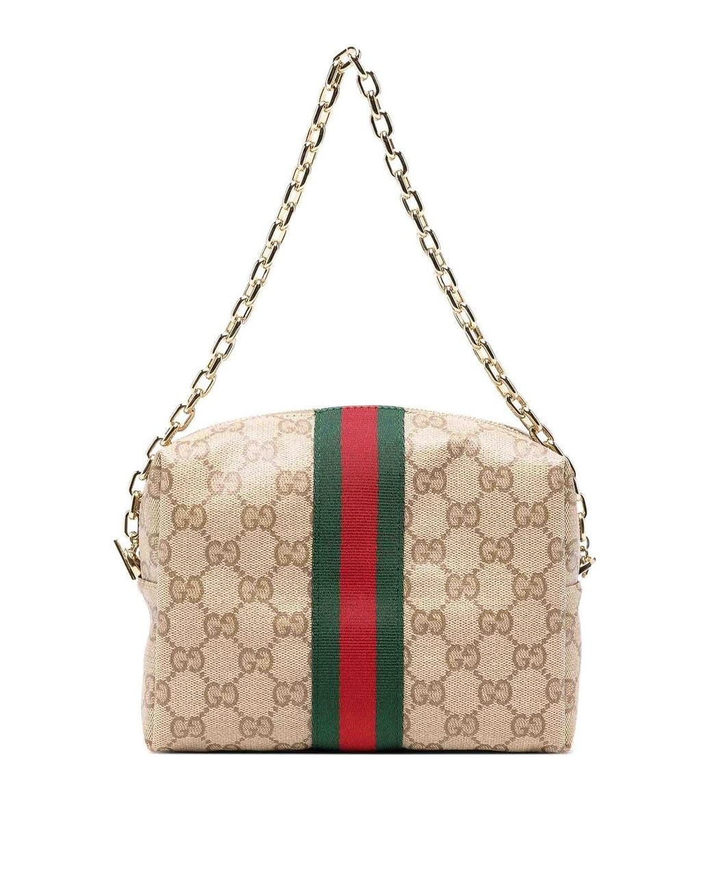 Gucci Natural Vinsanbr/Dkbr Mini Bag