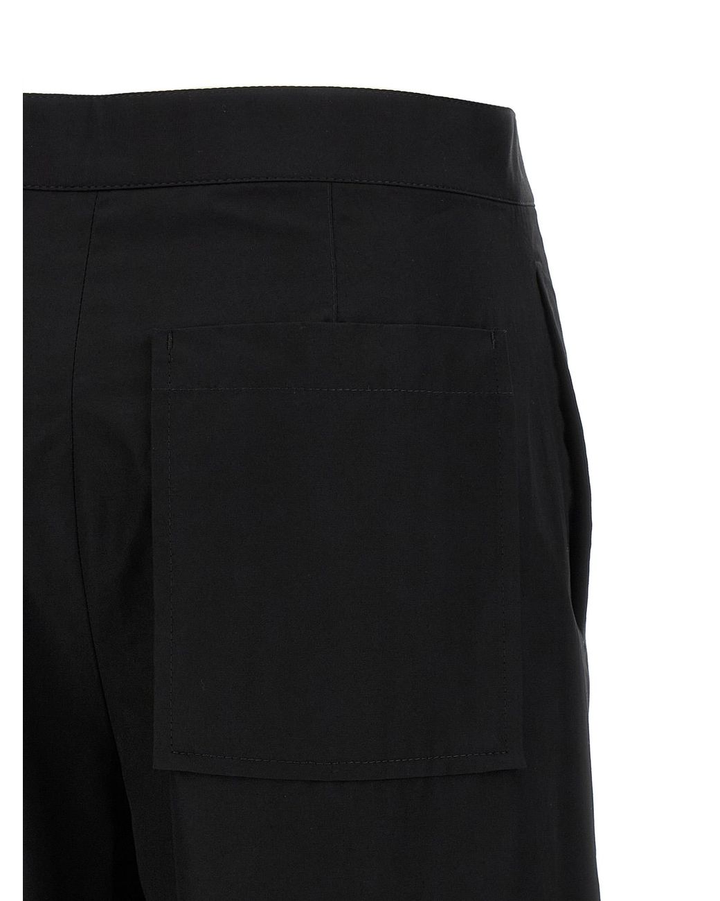 Totême Black 'Twisted Seam' Pants
