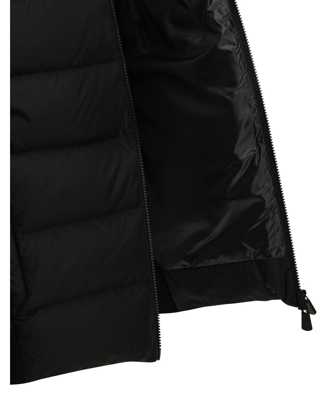 Moncler Black Padded Zip-Up Sweatshirt for men