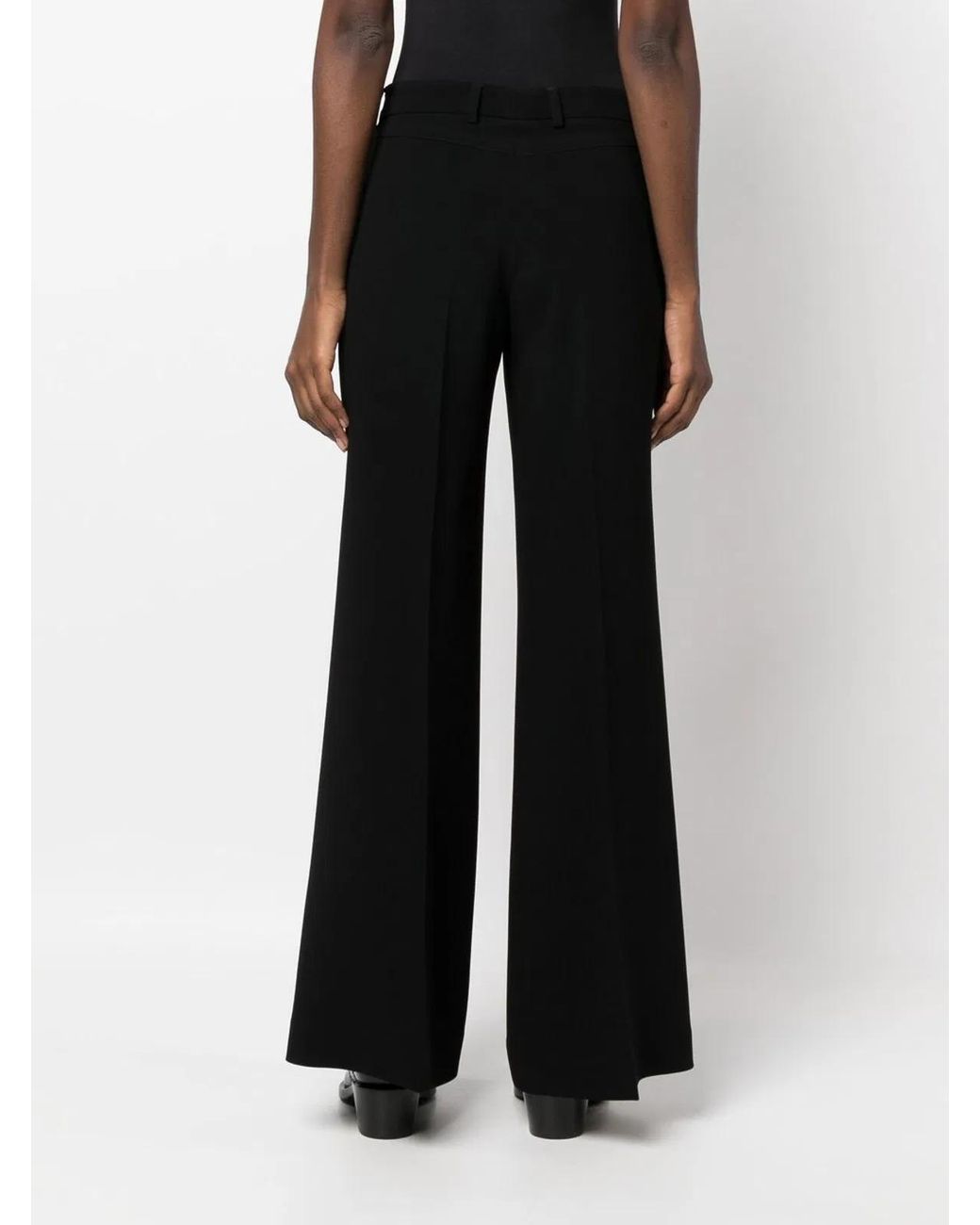 Alberto Biani Black Flared Trousers