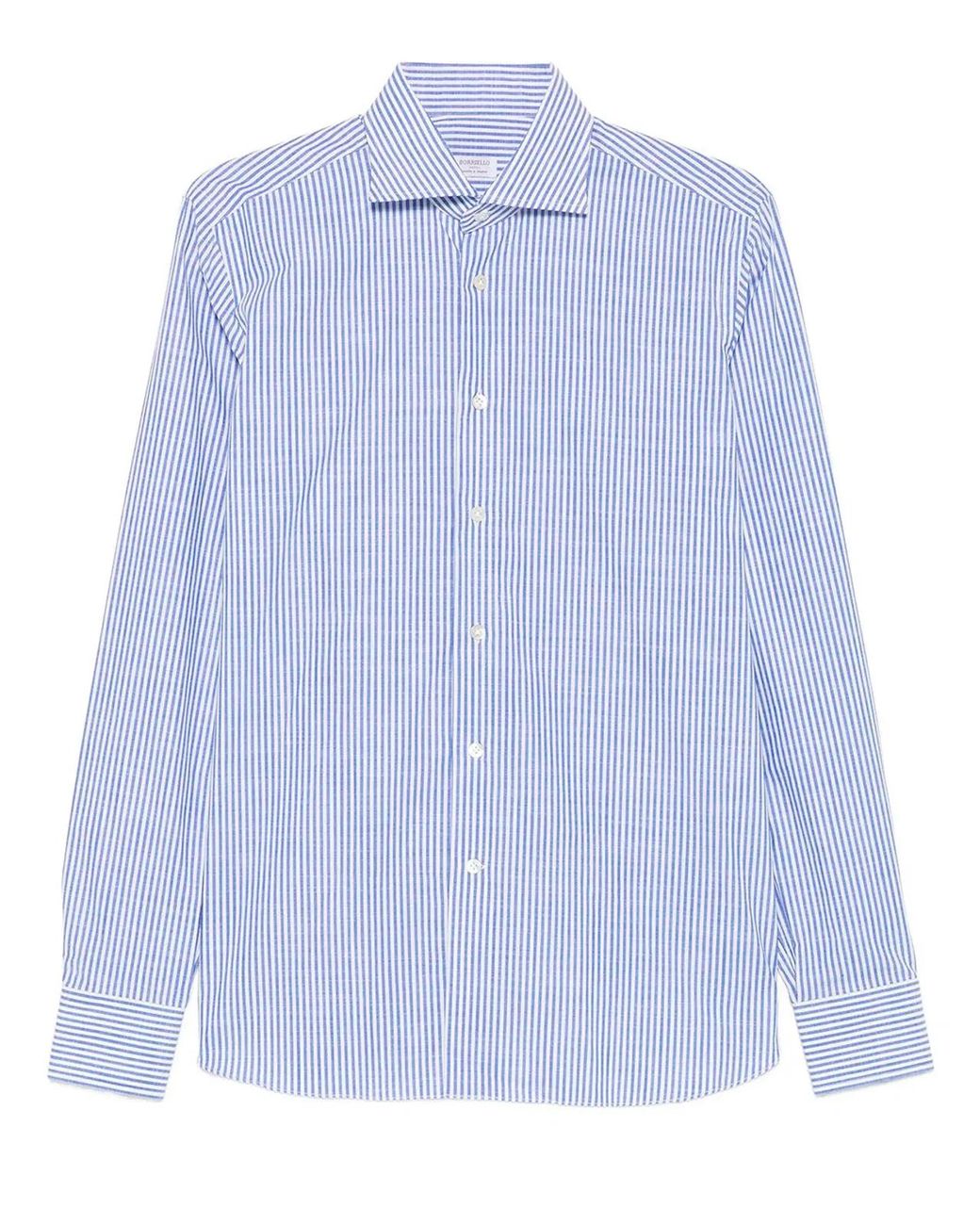 Borriello Blue Striped Shirt for men