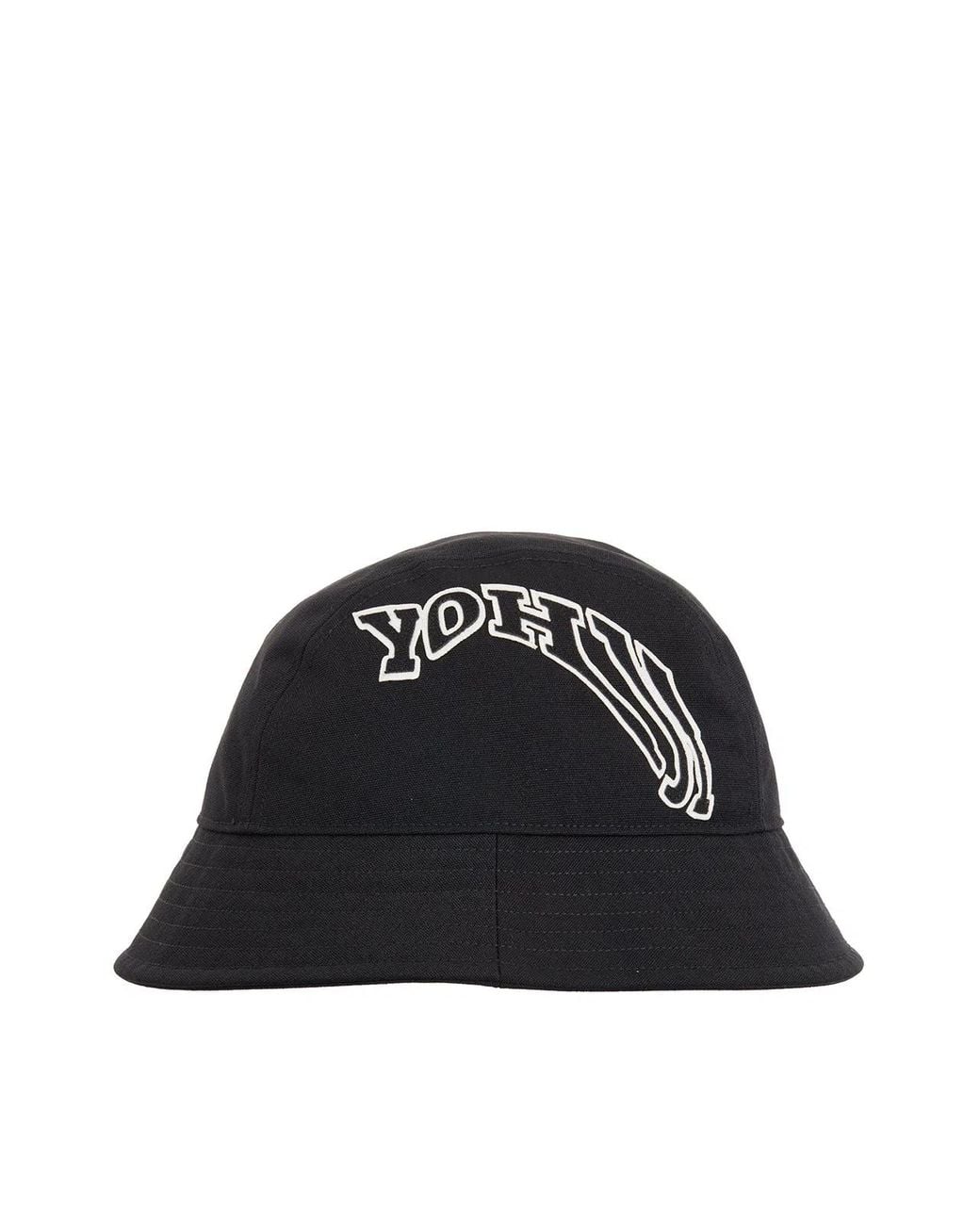 Y-3 Black Cappello Bucket for men