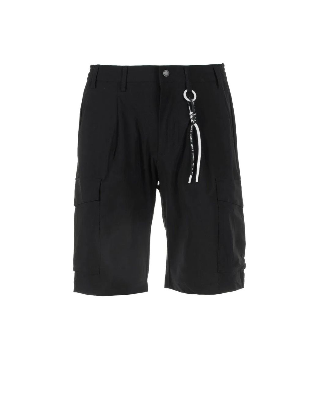 People Of Shibuya Black Bermuda Shorts for men