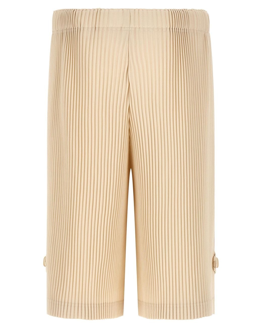 Homme Plissé Issey Miyake Natural 'Wear Or Wrap' Bermuda Shorts for men