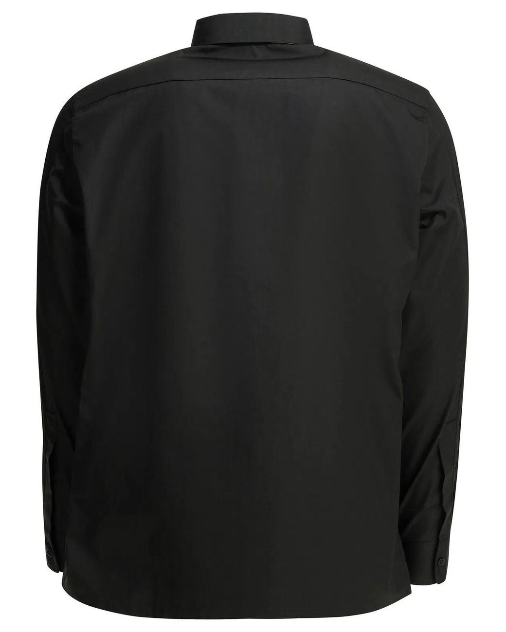 Givenchy Black Camicia Casual Con Logo for men