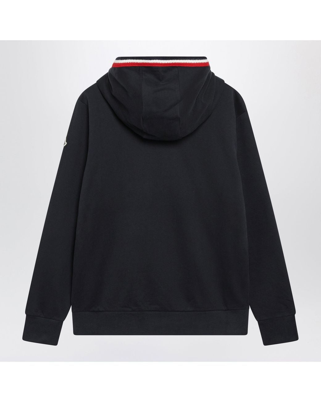 Moncler Black Hooded Sweatshirt for men