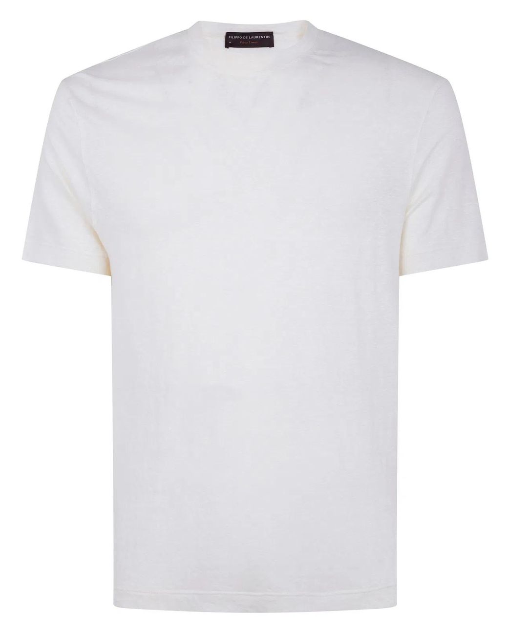 FILIPPO DE LAURENTIIS Natural Short Sleeves T-Shirt for men