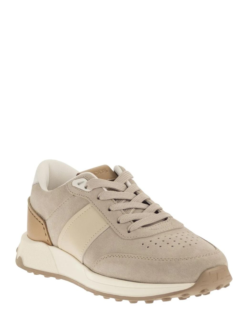 Tod's Brown Suede Leather Trainers for men