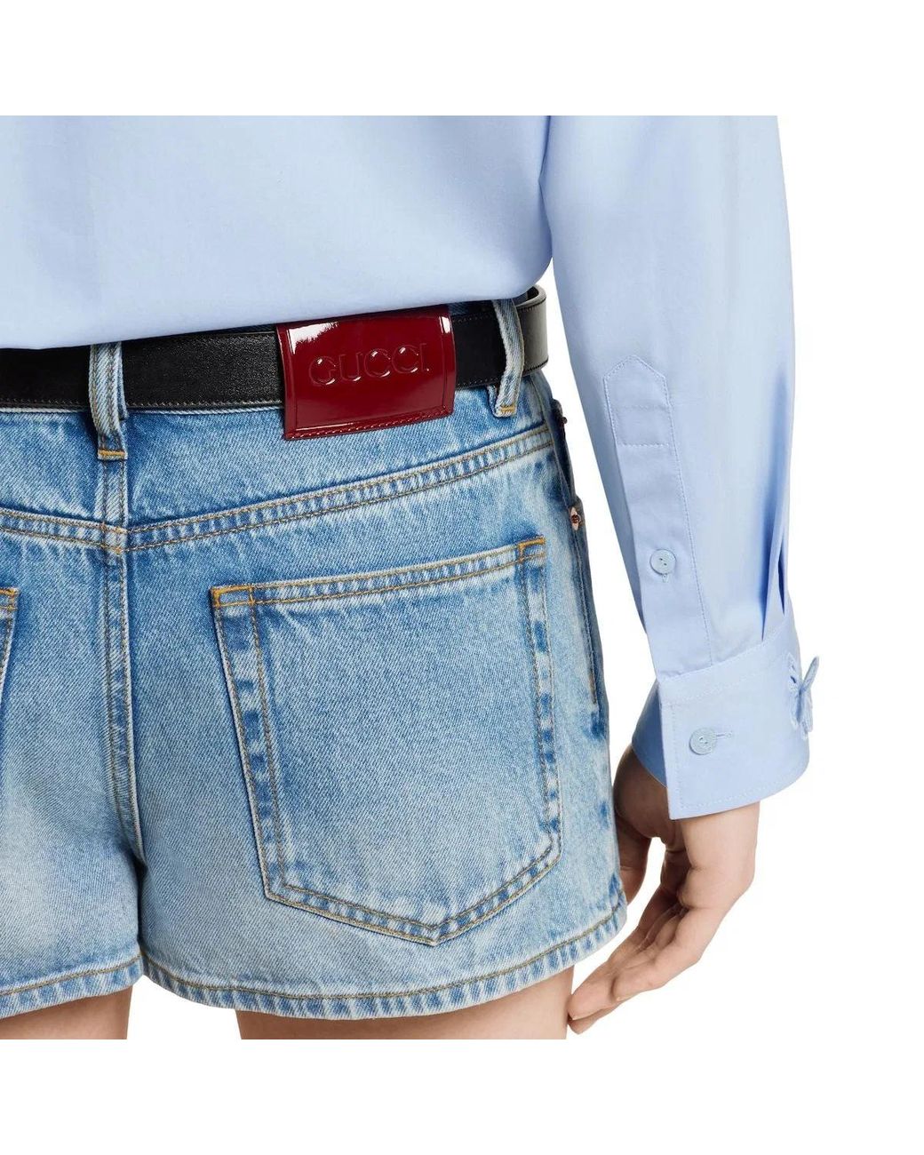 Gucci Blue Pf12 Stone Washed Denim
