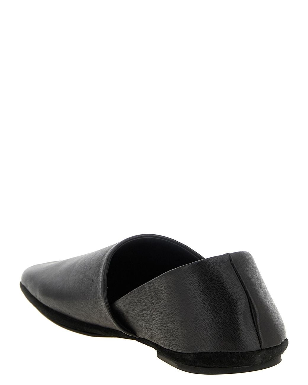 Lemaire Black Slipper Loafers for men