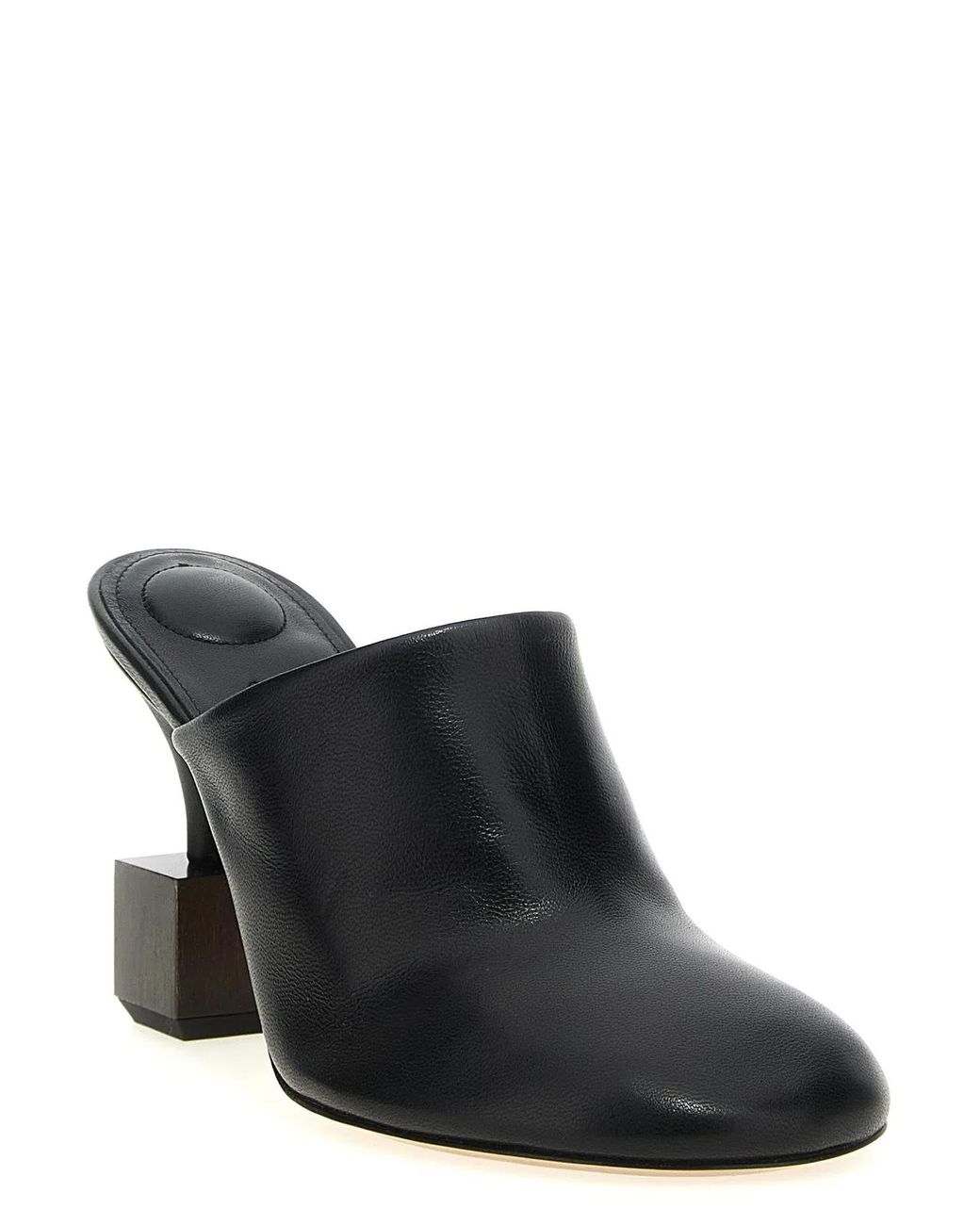 Jacquemus Black Heeled Mules