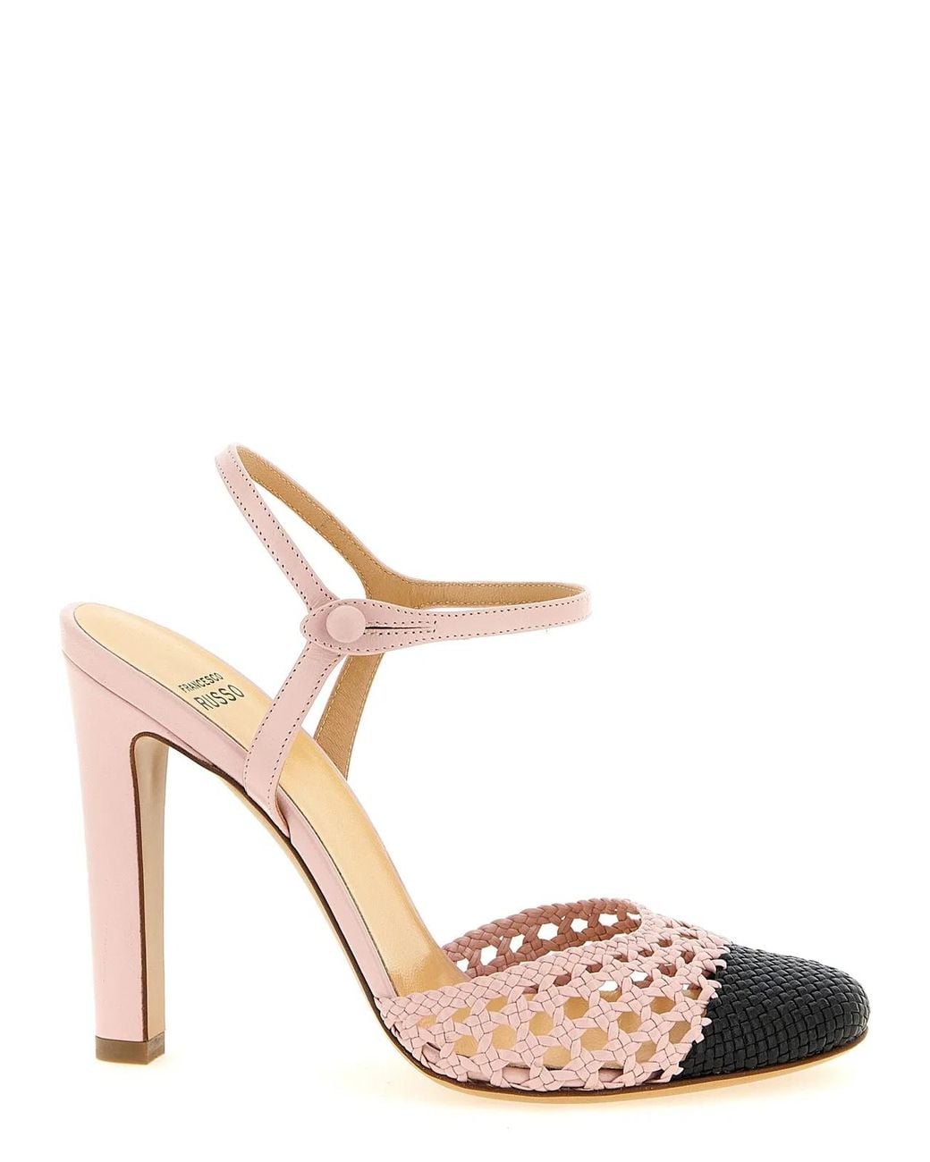 Francesco Russo Pink 'R1P954' Pumps