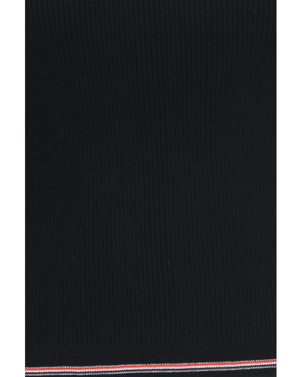 Thom Browne Black Rwb Merino Wool Top