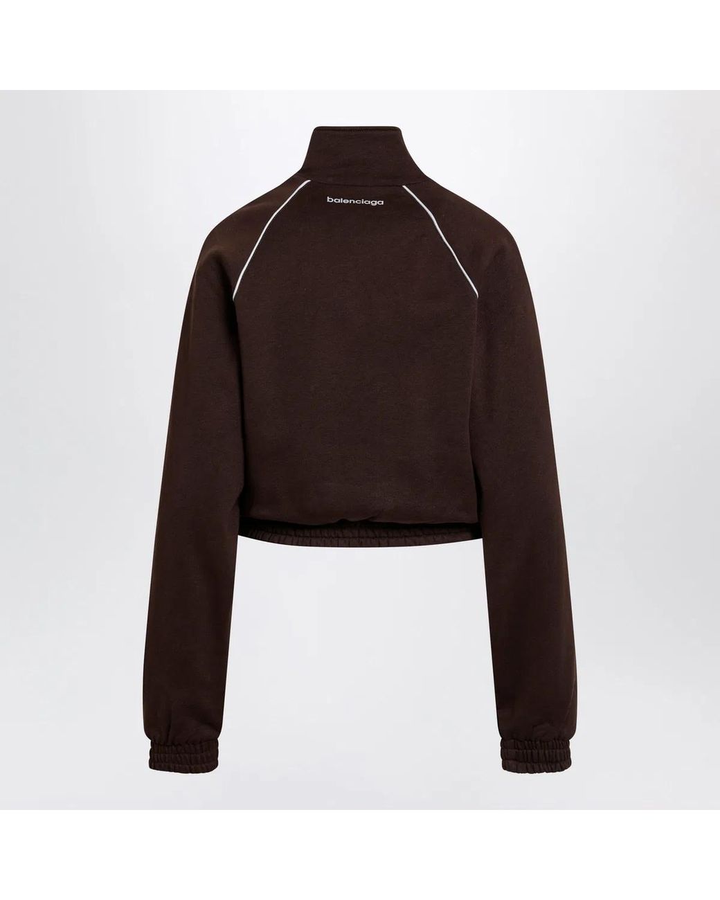 Balenciaga Brown Techwear Zipup Jacket