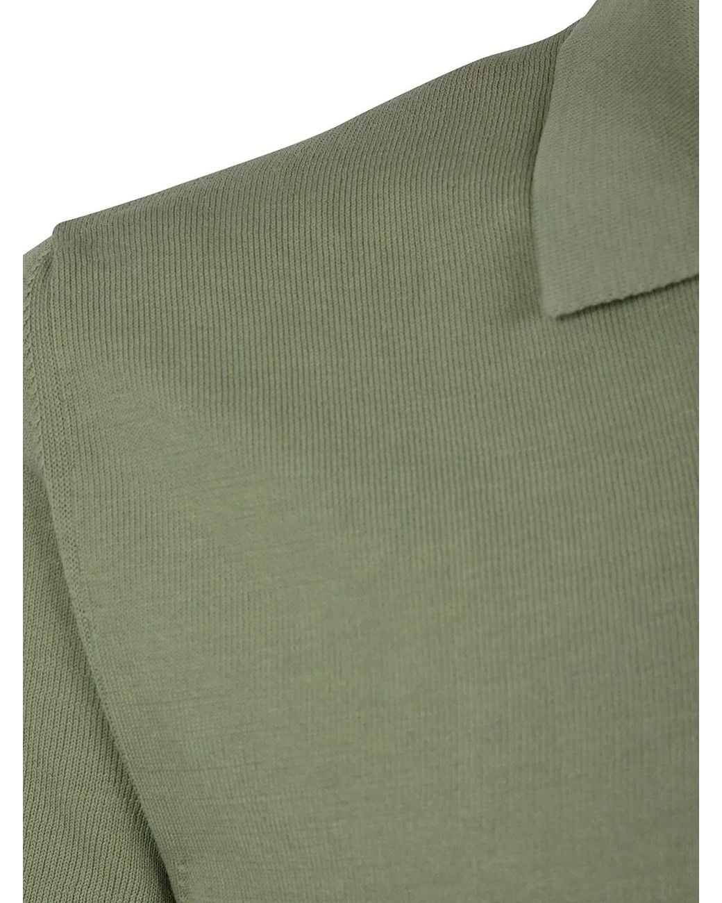 Dondup Green Cotton Polo Shirt for men