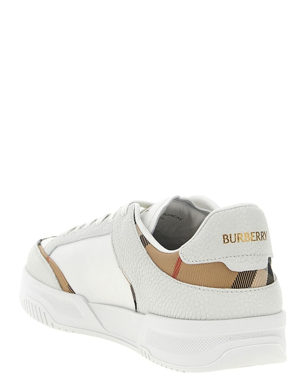 Burberry White 'Harrow' Sneakers for men