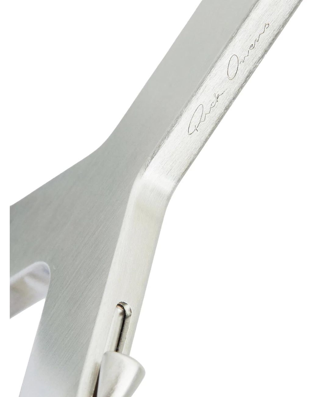 Rick Owens White Porta Chiavi Cerberus for men