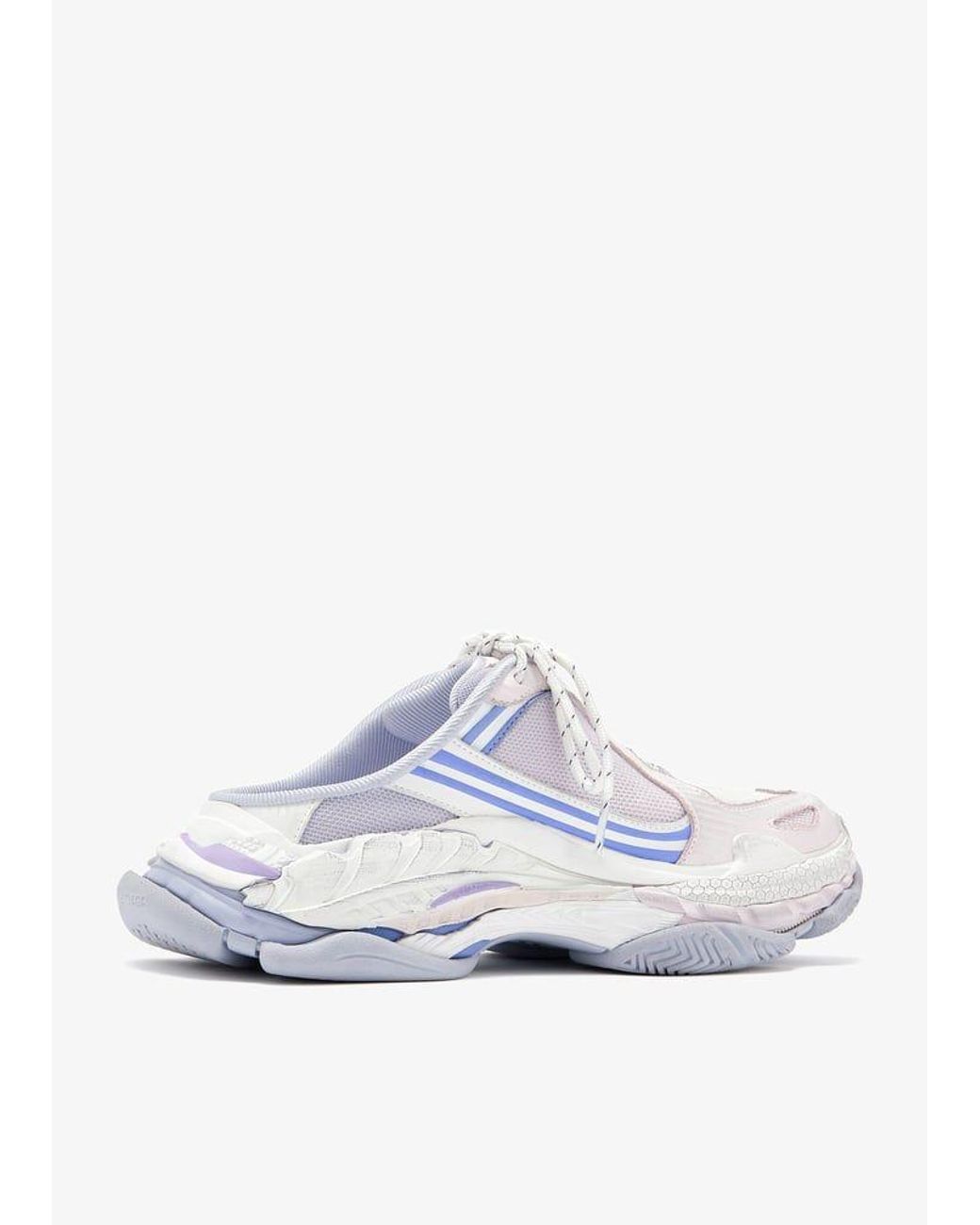 Balenciaga White Triple S 2 Chunky Platform Sneakers