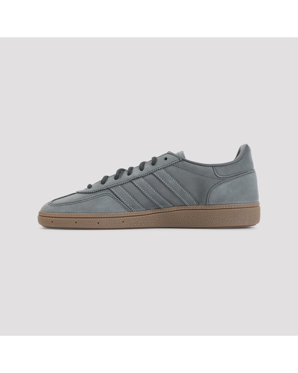 Adidas Originals Gray Carbon Gum Handball Spezial Sneakers for men