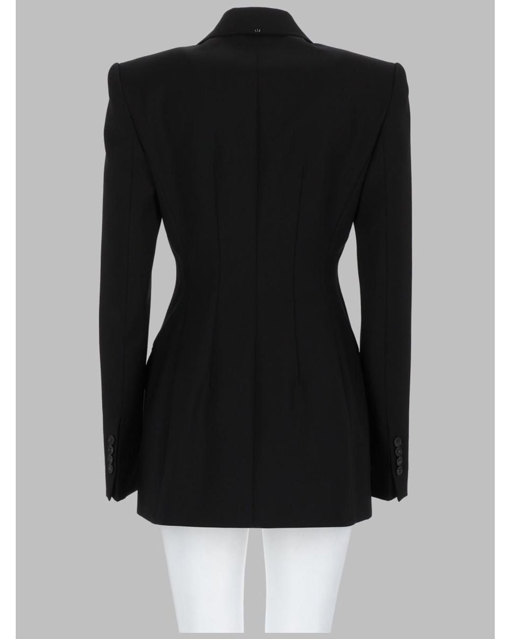 Sportmax Black Blazer Doppiopetto Sartoriale "Adamo"
