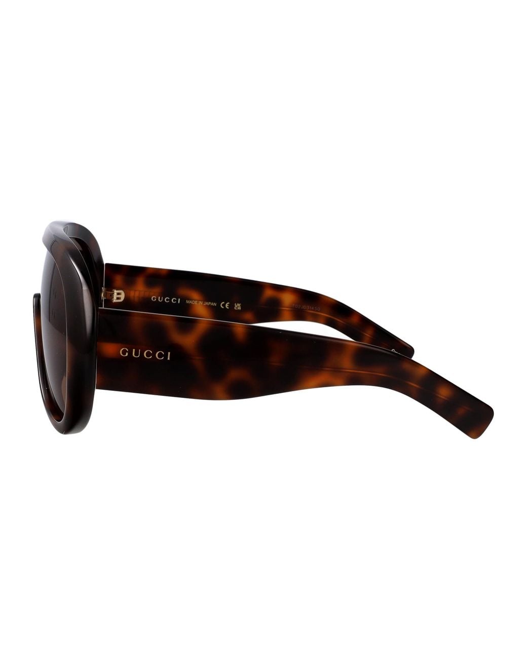 Gucci Brown Havana-Havana- Acetate Sunglasses