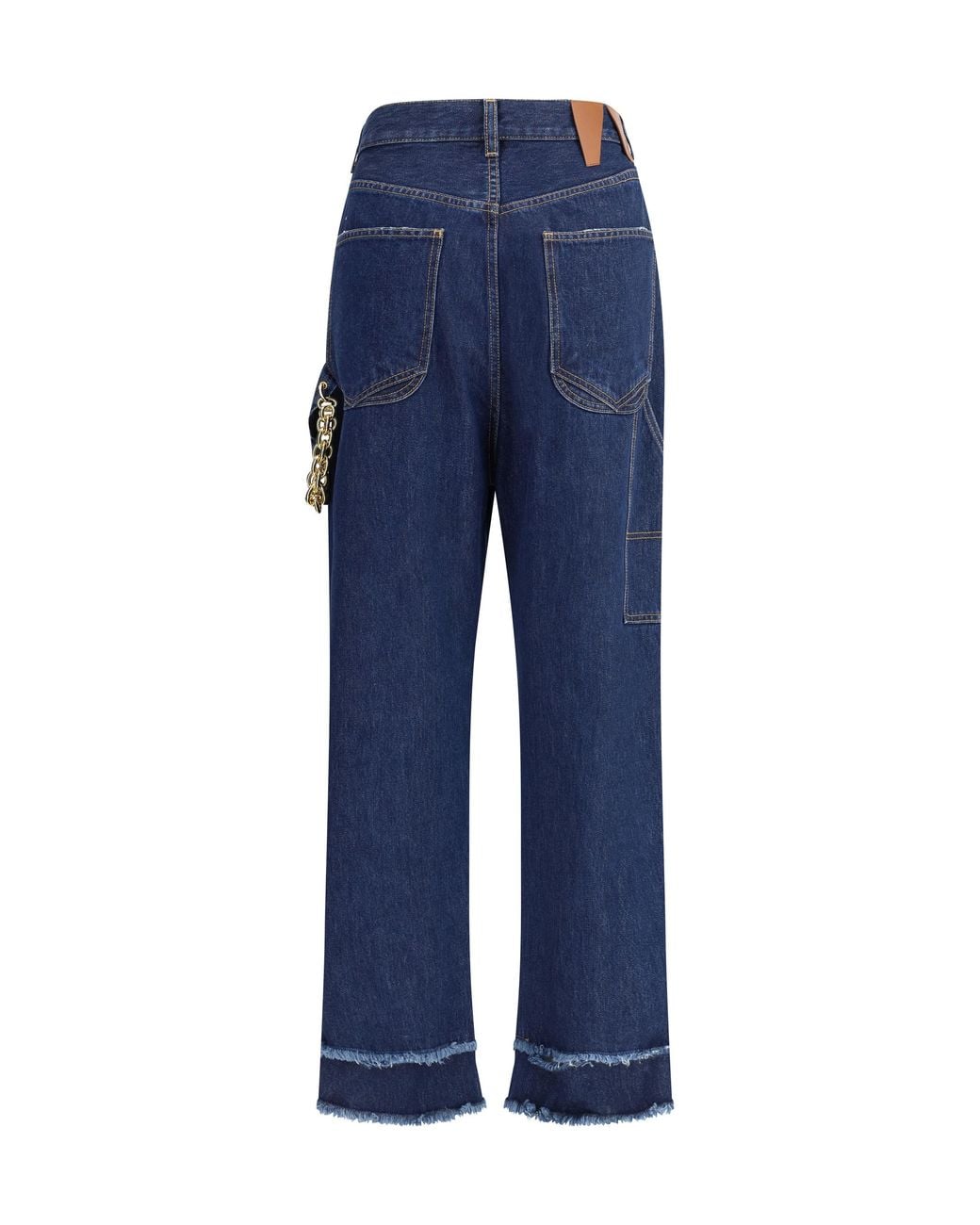 DARKPARK Blue Chain Jeans Cotton