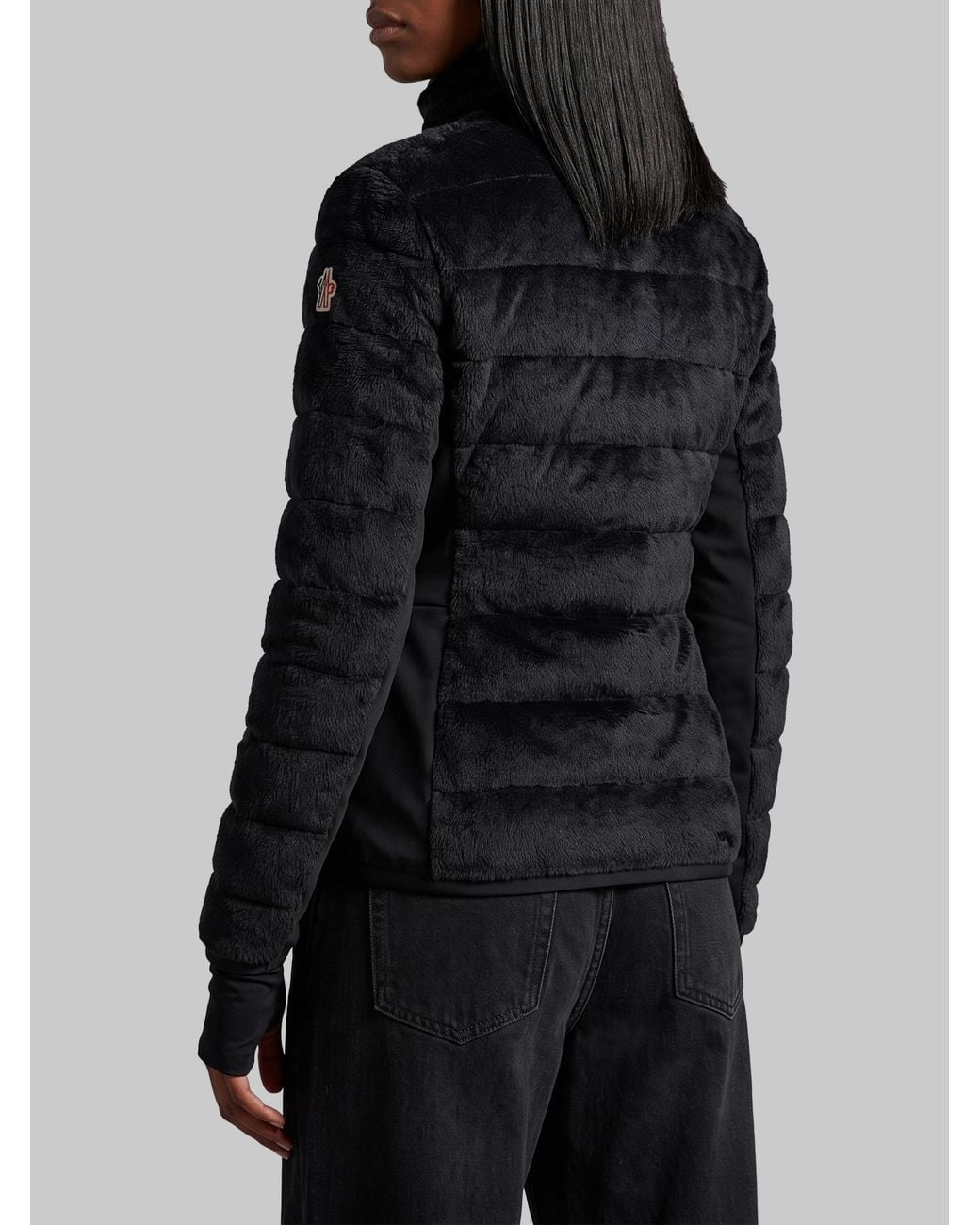 Moncler Black Zip Up Cardigan