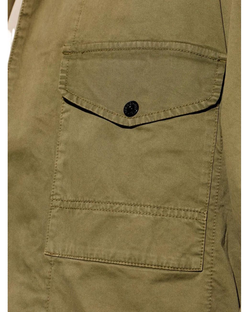 Stone Island Green Mini Shirt Collection for men