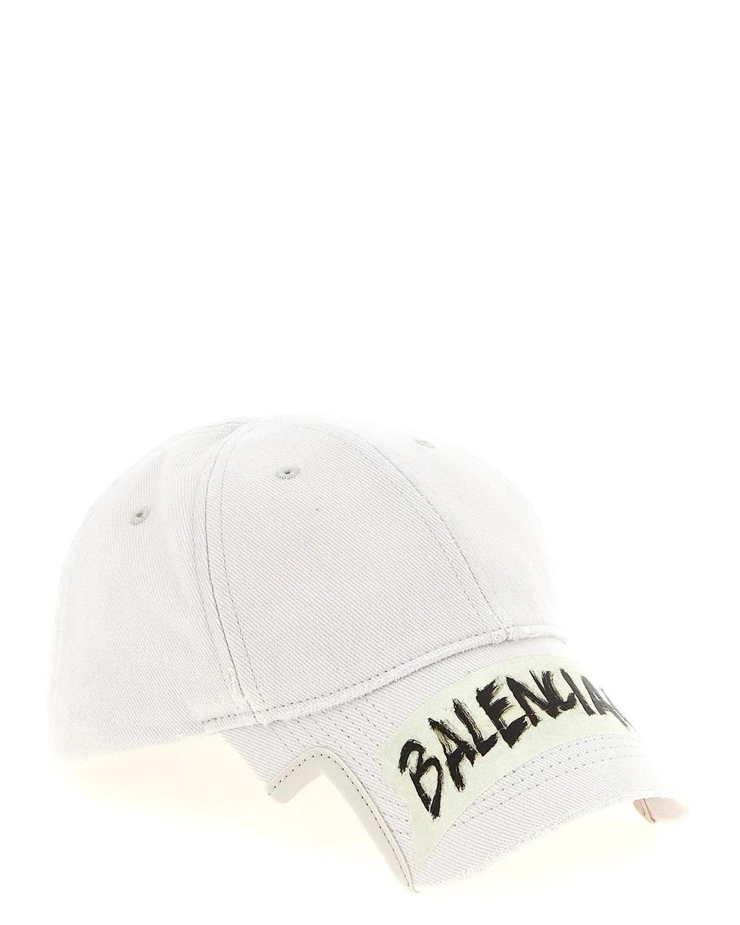 Balenciaga White 'Masking Tape' Beanie for men