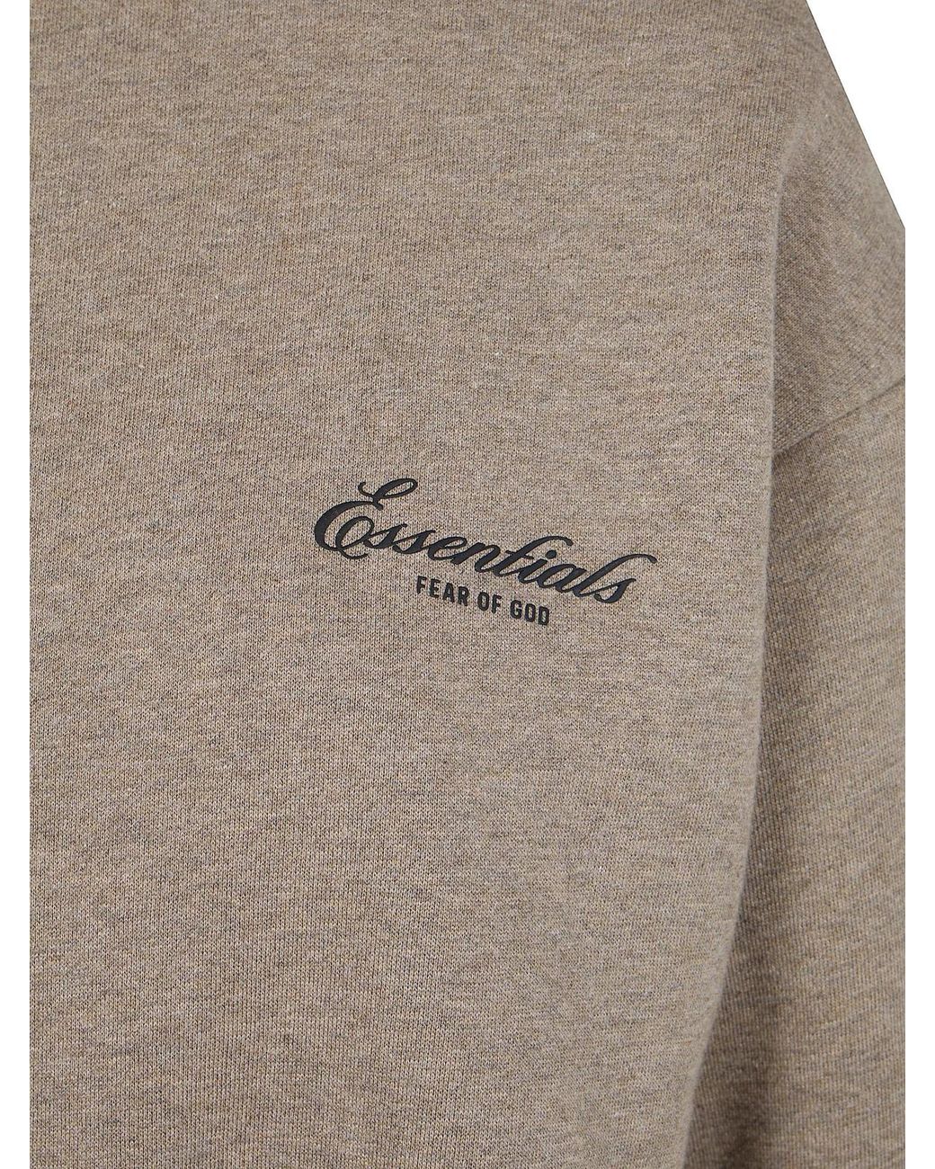 Fear Of God Gray Essentials Fear Of God Homestead Heather Classic Crewneck Sweatshirt