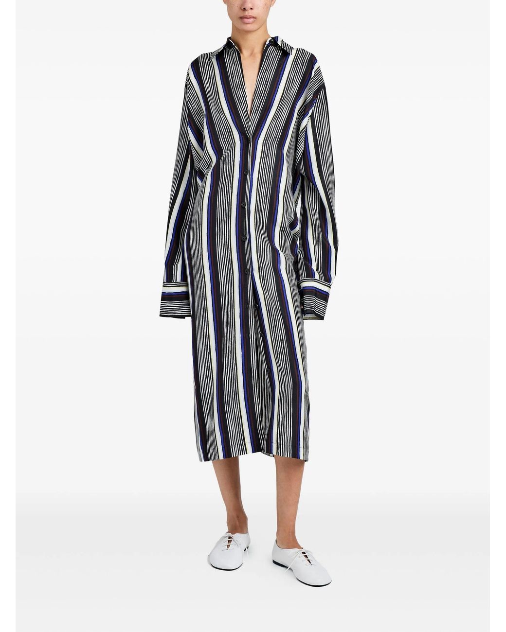 Proenza Schouler White Silk Amira Dress