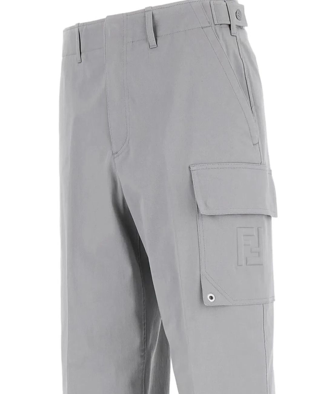 Fendi Gray Trousers for men