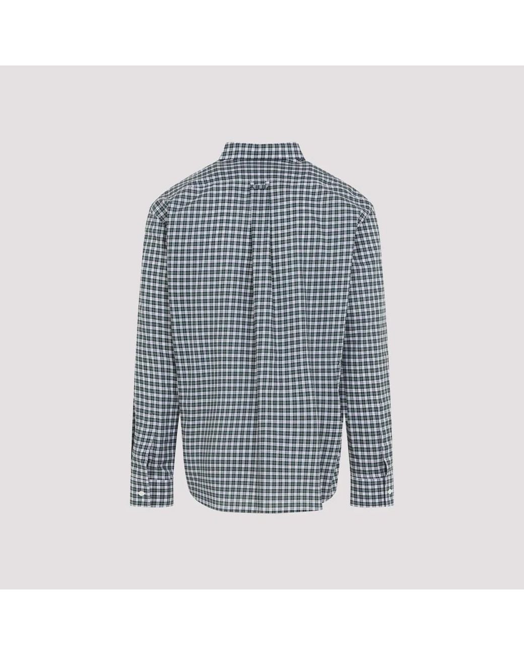 Céline Blue Relaxed Cotton Shirt for men