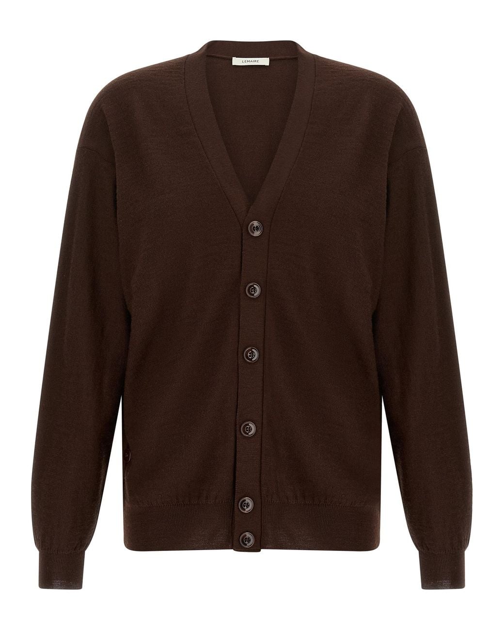 Lemaire Brown 'Relaxed Twisted' Cardigan
