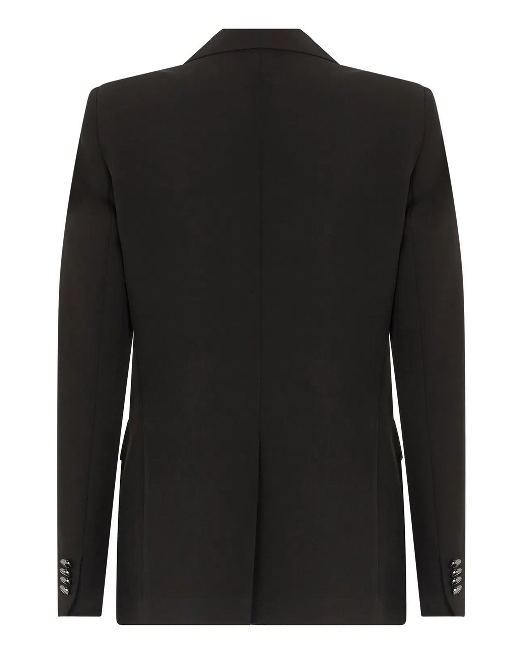 0205 Tagliatore Black Single-Breasted Blazer for men