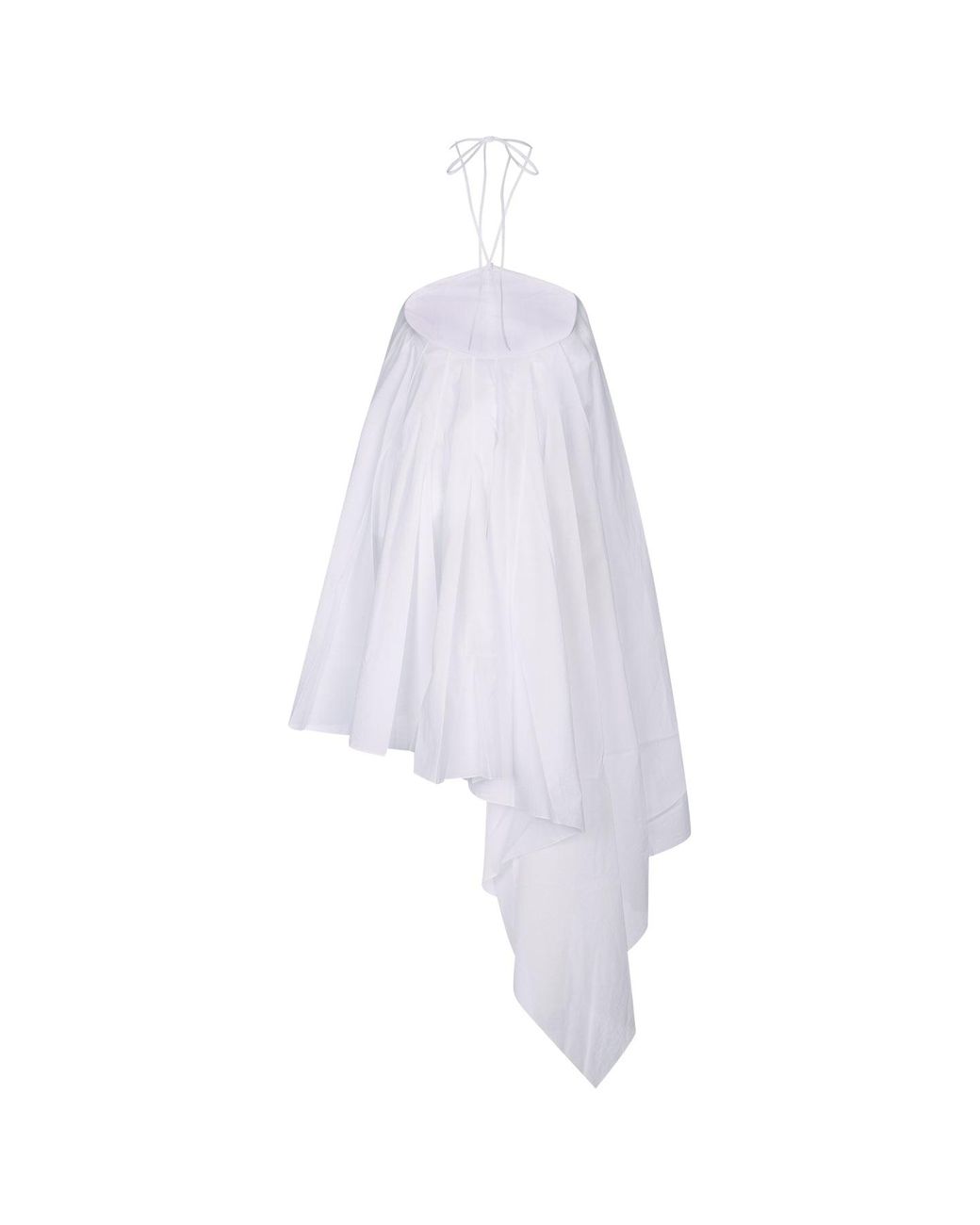 Jacquemus White Triangle Mini Dress