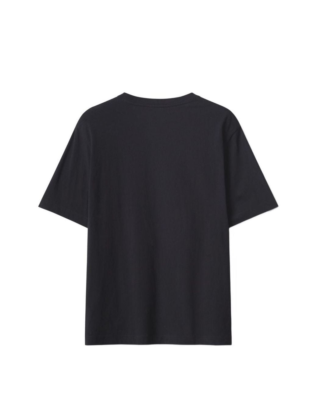 Maison Kitsuné Blue Maison Kitsuné Profile Fox Cotton T-Shirt for men