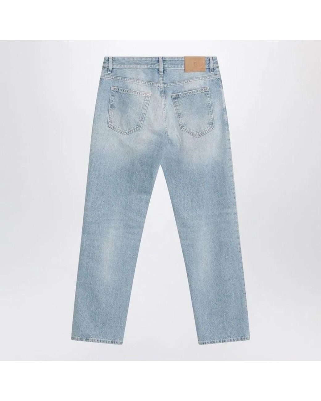 PT Torino Blue Rebel- Straight-Leg Jeans for men