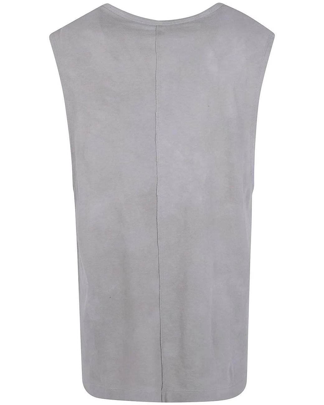 Ziggy Chen Gray Sleeveless Printed Top for men