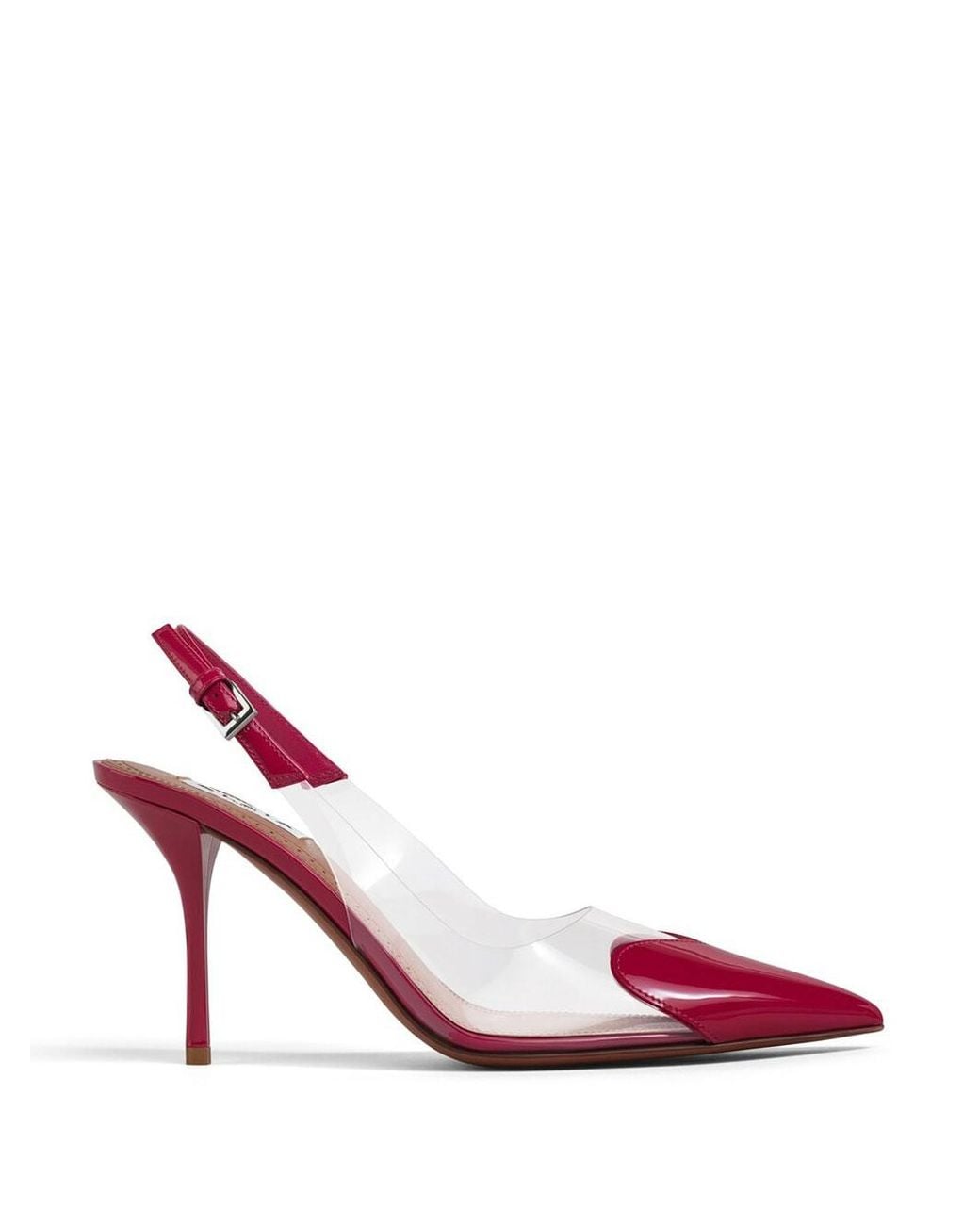 Alaïa Pink Alaia Two-Tone Pvc And Leather Pumps
