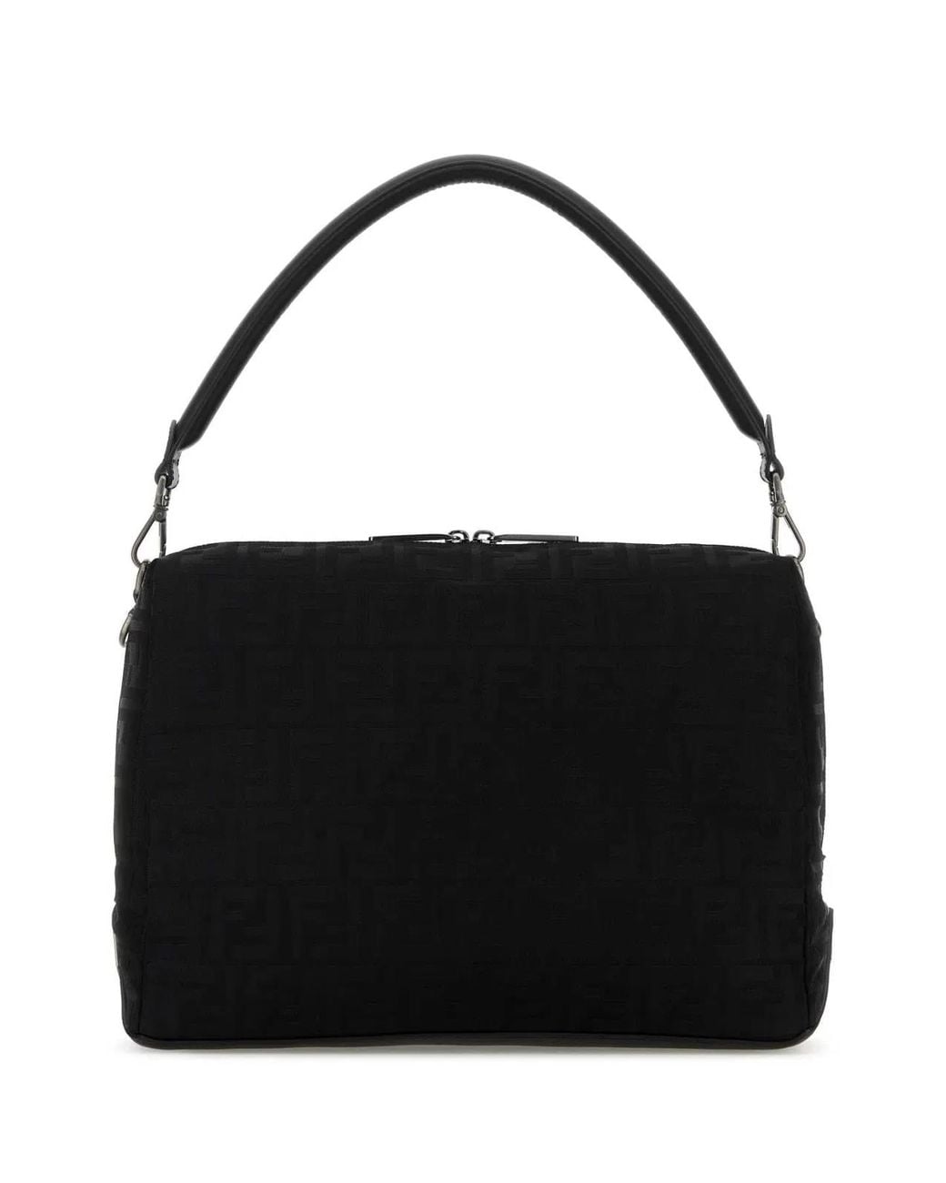 Fendi Black Nylon Large Lui Handbag for men