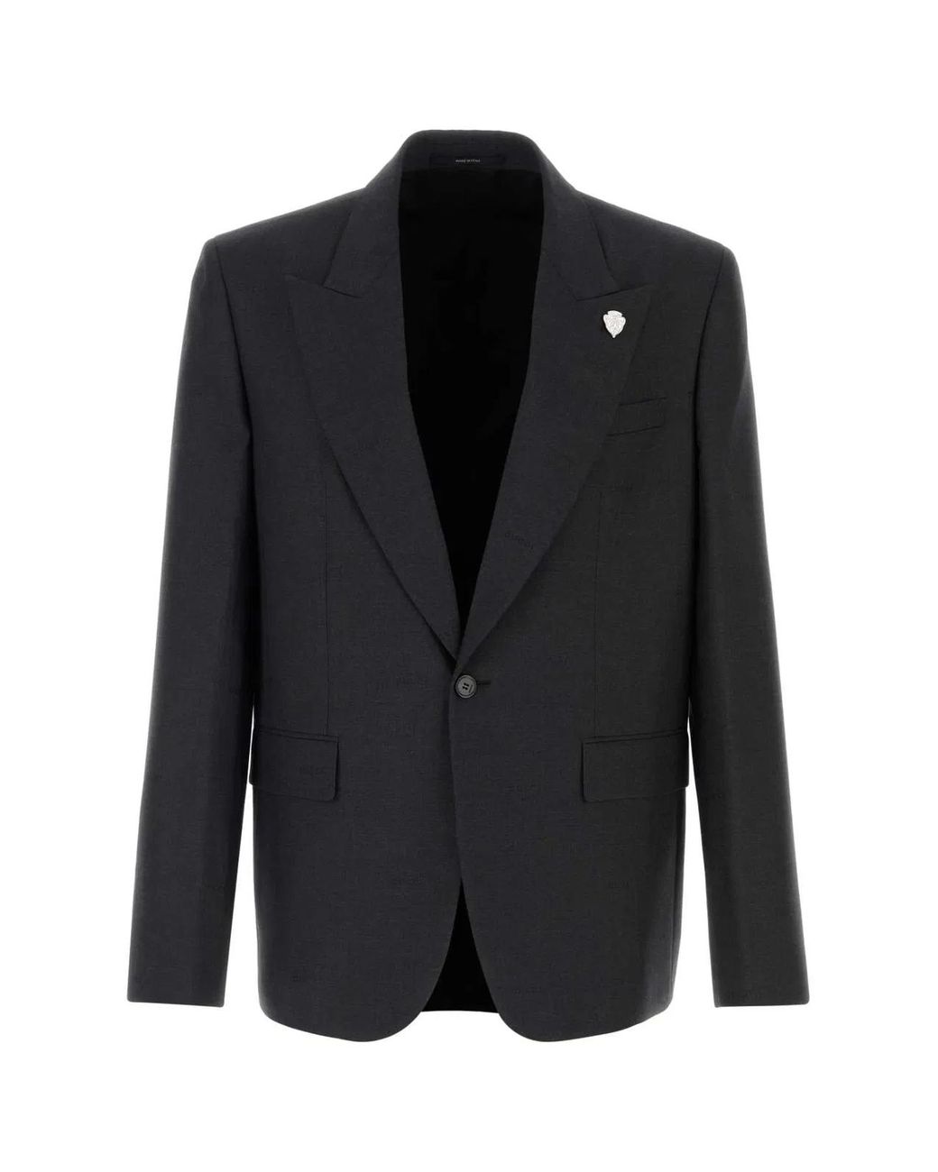 Gucci Black Notched Lapel Blazer