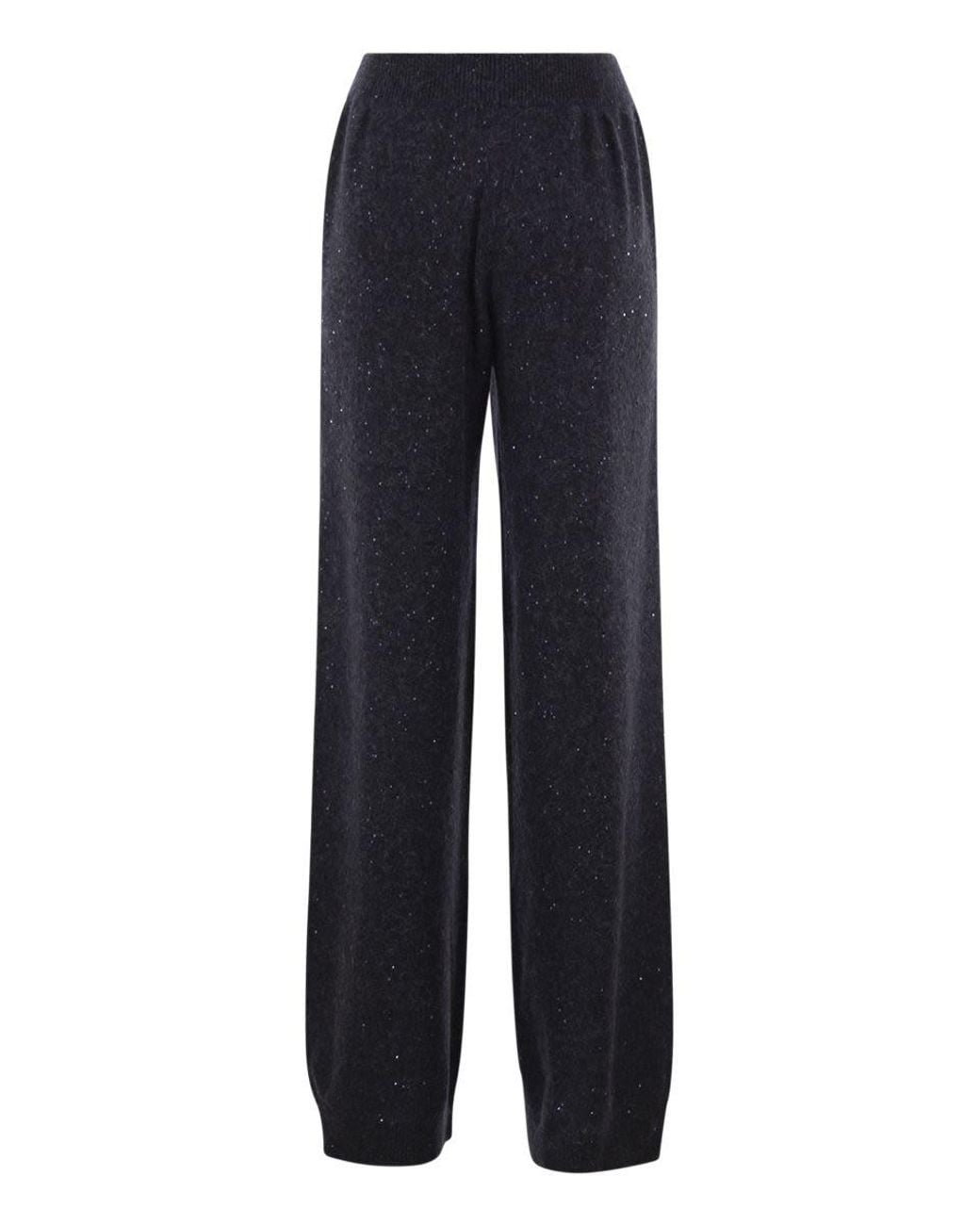 Fabiana Filippi Blue Knitted Trousers