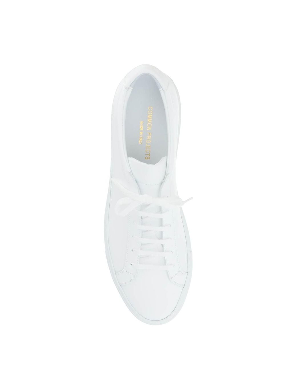 Common Projects White Casual Low-Top Sneaker For for men