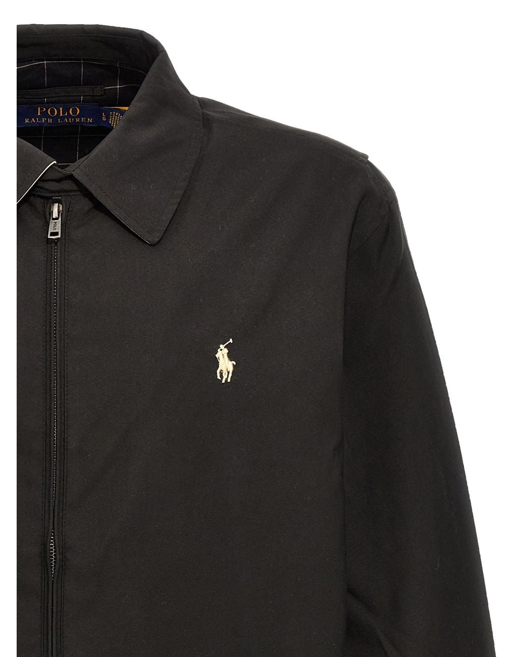 Polo Ralph Lauren Black Logo Jacket for men